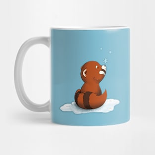 Let it Snow with Red Panda Mug